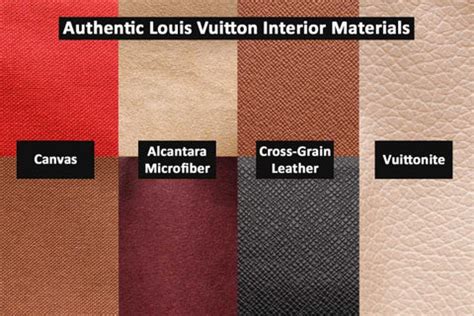 louis vuitton interior lining colors